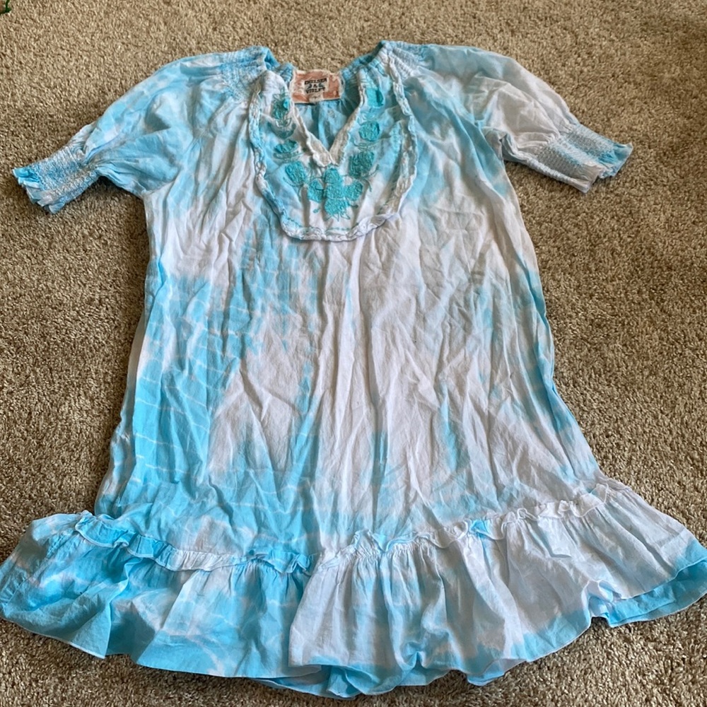 CHELSEA AND VIOLET BLUE TIE DYE DRESS SIZE XS